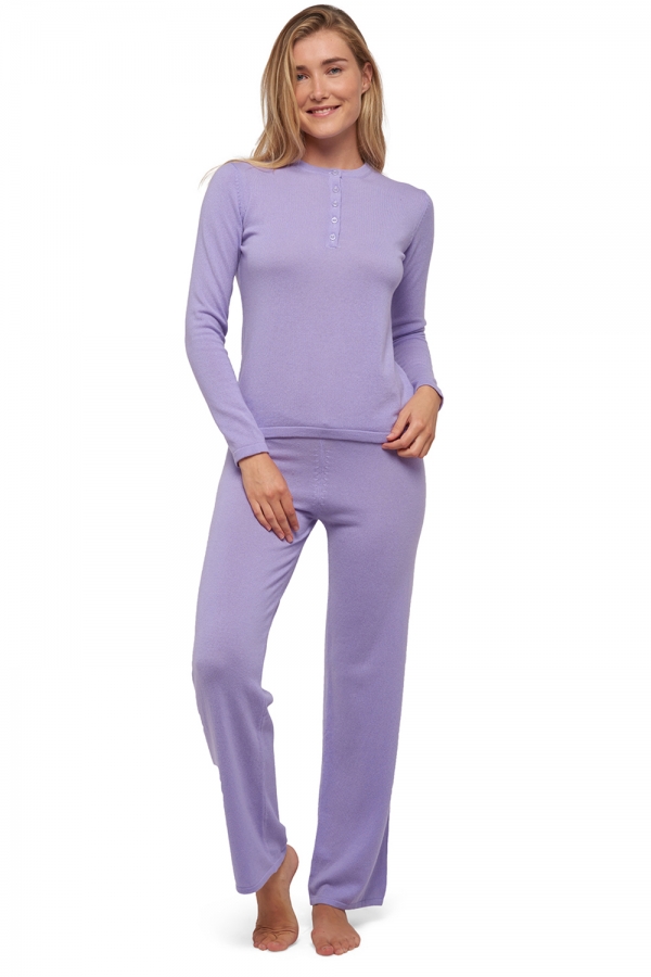 Ladies Cashmere Pyjama Cashmere Pjs Mahogany