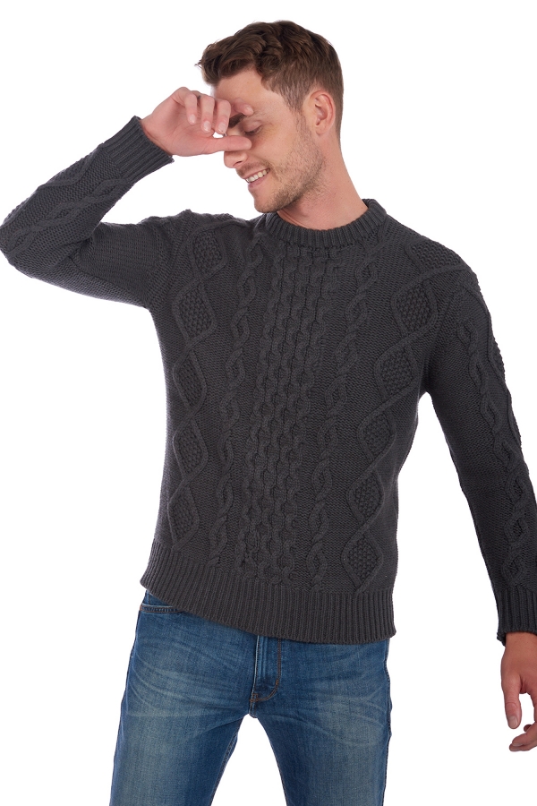 Chunky Cashmere Sweater 2 4 6 8 10 12 ply Mens