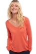 Cashmere ladies basic sweaters at low prices flavie coral xs