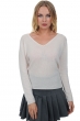 Cashmere ladies basic sweaters at low prices flavie ecru xl