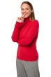 Cashmere ladies basic sweaters at low prices tale first deep red 2xl