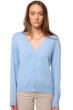 Cashmere ladies basic sweaters at low prices taline first powder blue xl