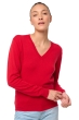 Cashmere ladies basic sweaters at low prices tessa first deep red xs