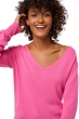 Cashmere ladies basic sweaters at low prices trieste first flashy rose xl