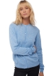 Cashmere ladies basic sweaters at low prices tyra first powder blue l