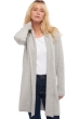 Cashmere ladies cardigans perla flanelle chine 3xl