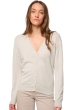 Cashmere ladies cardigans taline first fluo white l