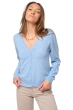 Cashmere ladies cardigans taline first powder blue l