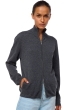 Cashmere ladies cardigans thames first dark grey m