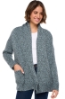 Cashmere ladies cardigans vienne charcoal marl ciel m