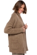 Cashmere ladies cardigans vienne natural stone natural brown m