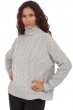 Cashmere ladies chunky sweater albury flanelle chine xs