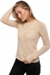 Cashmere ladies chunky sweater april natural beige xs