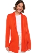Cashmere ladies chunky sweater fauve bloody orange 3xl
