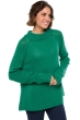 Cashmere ladies chunky sweater louisa evergreen 2xl