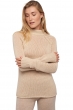 Cashmere ladies chunky sweater louisa natural beige 3xl