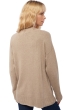 Cashmere ladies chunky sweater vadena natural beige 3xl