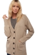 Cashmere ladies chunky sweater vadena natural beige l