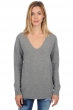 Cashmere ladies chunky sweater vanessa grey marl 2xl
