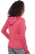 Cashmere ladies chunky sweater wiwi black shocking pink xs