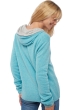 Cashmere ladies chunky sweater wiwi flanelle chine piscine s