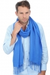 Cashmere ladies diamant light cobalt blue 201 cm x 71 cm