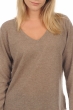 Cashmere ladies flavie natural brown 2xl