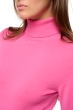 Cashmere ladies roll neck tale first flashy rose xs