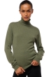 Cashmere ladies roll neck tale first kaki 2025 m