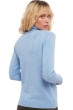 Cashmere ladies roll neck tale first powder blue 2xl