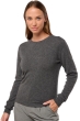 Cashmere ladies round necks thalia first dark grey l