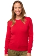 Cashmere ladies round necks thalia first deep red xl