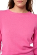 Cashmere ladies round necks thalia first flashy rose m