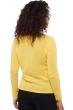 Cashmere ladies v necks flavie cyber yellow 