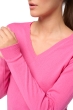 Cashmere ladies v necks tessa first flashy rose l