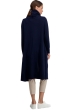 Cashmere ladies zip hood thonon dress blue 4xl