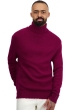 Cashmere men chunky sweater achille bordeaux xs