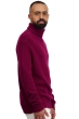 Cashmere men chunky sweater achille bordeaux xs