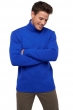 Cashmere men chunky sweater achille lapis blue 2xl