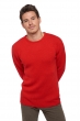 Cashmere men chunky sweater bilal rouge xl