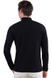 Cashmere men chunky sweater cilio black natural stone xl