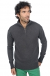 Cashmere men chunky sweater donovan matt charcoal 3xl