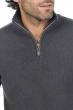 Cashmere men chunky sweater donovan matt charcoal l