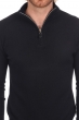 Cashmere men chunky sweater donovan premium black xs