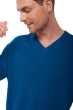 Cashmere men chunky sweater hippolyte 4f canard blue 3xl
