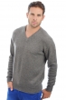 Cashmere men chunky sweater hippolyte 4f dove chine s