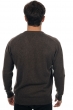 Cashmere men chunky sweater hippolyte 4f marron chine 4xl