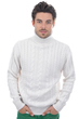 Cashmere men chunky sweater lucas off white 3xl