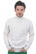 Cashmere men chunky sweater lucas off white l