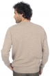 Cashmere men chunky sweater nestor 4f natural brown s